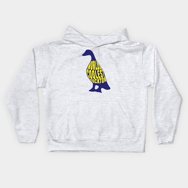 Funny Duck Pun Kids Hoodie by Shirts That Bangs